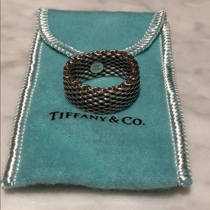 Tiffany 925 Silver Somerset Ring